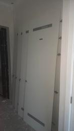 Deuren 4x met sleutel slot en scharnier, Doe-het-zelf en Verbouw, Deuren en Horren, Ophalen of Verzenden, Zo goed als nieuw, Binnendeur