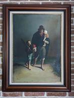 Schilderij 'Langs moeders graf', Ophalen