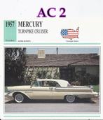 Ac2 autokaart mercury turnpike cruiser ( 1957 )  --, Ophalen of Verzenden, Zo goed als nieuw, Auto's