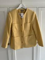 H&M tweed jasje geel EU 40, Kleding | Dames, Jasjes, Kostuums en Pakken, Nieuw, Jasje, Maat 38/40 (M), H&M