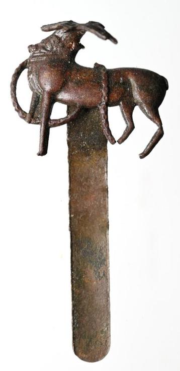 Bookmark page Staf met reindeer L 54,5 b 25mm  b344 beschikbaar voor biedingen