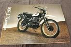 Yamaha XT500 motorfiets verkoop folder brochure XT 500, Ophalen of Verzenden, Yamaha