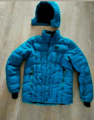 WINTERJAS,IcePeak,maat 176,blauw,muts,jas,koud,winter,ijs beschikbaar voor biedingen