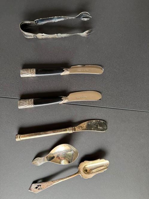 Van alles wat verzilverd en zilver bestek, Antiek en Kunst, Antiek | Bestek, Ophalen of Verzenden