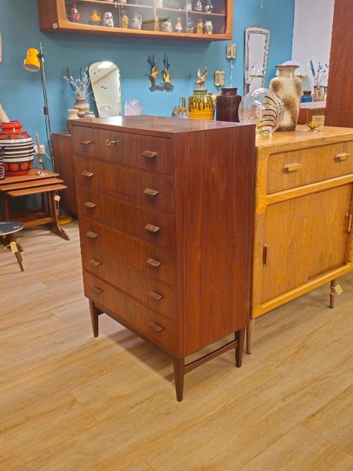 Vintage Deense Ladekast Ladekastje Kast Kastje, Kinderen en Baby's, Kinderkamer | Complete kinderkamers, Gebruikt, Jongetje of Meisje