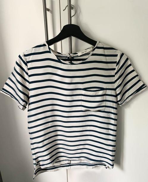 Sissy-Boy gestreept shirt maat XS, Kleding | Dames, T-shirts, Zo goed als nieuw, Maat 34 (XS) of kleiner, Wit, Korte mouw, Ophalen of Verzenden