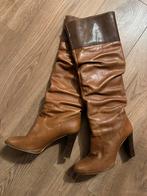 ZARA HOGE LAARZEN BRUIN-COGNAC maat 40 hoge hak, Kleding | Dames, Hoge laarzen, Bruin, Verzenden, Zara
