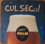 Bierviltje Dobbel Palm Cul Siecle !, Verzenden, Zo goed als nieuw, Viltje(s), Overige merken