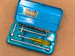 Vintage Hazet 850 doppenset 1/4” 4-11mm, Auto diversen, Autogereedschap, Ophalen of Verzenden, Gebruikt