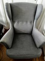 Strandmon IKEA stoel grijs, Huis en Inrichting, Fauteuils, Ophalen, Gebruikt, 75 tot 100 cm, 75 tot 100 cm