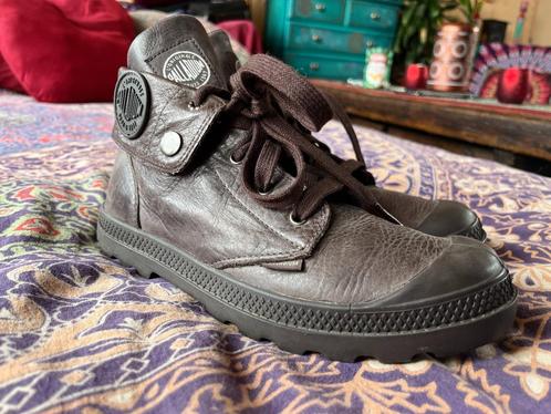 Zo goed als nieuwe bruine leren Palladium Baggy 39,5 69,99€, Kleding | Dames, Schoenen, Zo goed als nieuw, Sneakers of Gympen