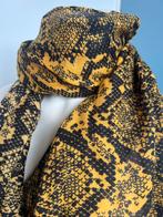 Hema geel zwart grote sjaal slangenprint, Kleding | Dames, Mutsen, Sjaals en Handschoenen, Ophalen of Verzenden, Zo goed als nieuw