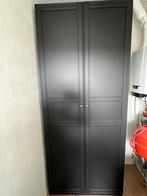 Zwarte IKEA Pax kast, Ophalen, Gebruikt, 200 cm of meer, Met hangruimte