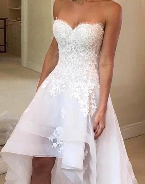 Nieuwe trouwjurk Céline €699 34 36 38 40 42 44, Kleding | Dames, Trouwkleding en Trouwaccessoires, Nieuw, Trouwjurk, Wit, Ophalen