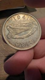 Munt Ierland Half Crown 1941, Ophalen of Verzenden, Overige landen
