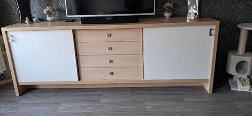 Dressoir plus bijpassende salontafel, Huis en Inrichting, Kasten | Dressoirs, Gebruikt, 200 cm of meer, 50 tot 75 cm, Met lade(s)