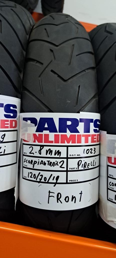 Pirelli Scorpion Trail 1207019 DOT1023, Motoren, Onderdelen | Merk-onafhankelijk, Gebruikt, Ophalen