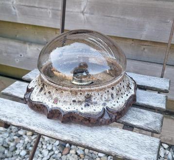 Prachtige vintage Pan keramik keramische wandlamp.  beschikbaar voor biedingen