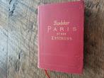 Baedekers  PARIS  ET SES ENVIRONS. Reisgidsen 1914, Ophalen of Verzenden