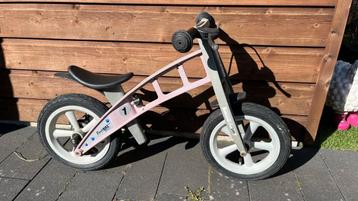 FirstBIKE loopfiets met rem roze lichtgewicht beschikbaar voor biedingen