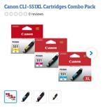 Canon CLI-551XL Cartridges Combo Pack, Computers en Software, Printerbenodigdheden, Nieuw, Cartridge, Canon, Ophalen of Verzenden