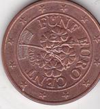 5 cent 2005 oostenrijk, Postzegels en Munten, Munten | Europa | Euromunten, Oostenrijk, 5 cent, Verzenden