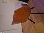 4 kuipstoelen cognac leer (nepleer), Huis en Inrichting, Stoelen, Ophalen, Gebruikt, Bruin, Leer
