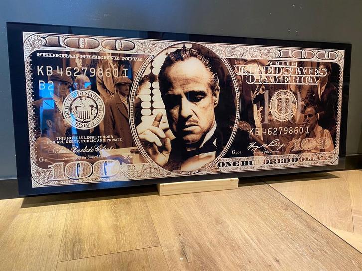 Maffia plexiglas schilderij, Antiek en Kunst, Kunst | Schilderijen | Modern, Ophalen of Verzenden