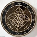 Letland 2 euro 2024 Puzuri (of Himmeli), UNC, Ophalen of Verzenden, Overige landen, 2 euro, Losse munt