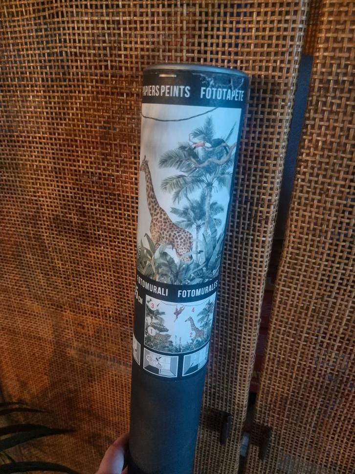 Fotobehang Jungle - Nieuw!, Huis en Inrichting, Stoffering | Behang, Bruin, Groen, minder dan 10 m², Ophalen