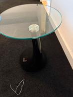 Leuk bijzettafeltje met glasplaat, Ophalen, Minder dan 45 cm, Minder dan 55 cm, Gebruikt