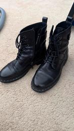 Shoenen leren, leather boots, size 36, Vitto Rossi, Zwart, Lage of Enkellaarzen, Ophalen of Verzenden, Zo goed als nieuw