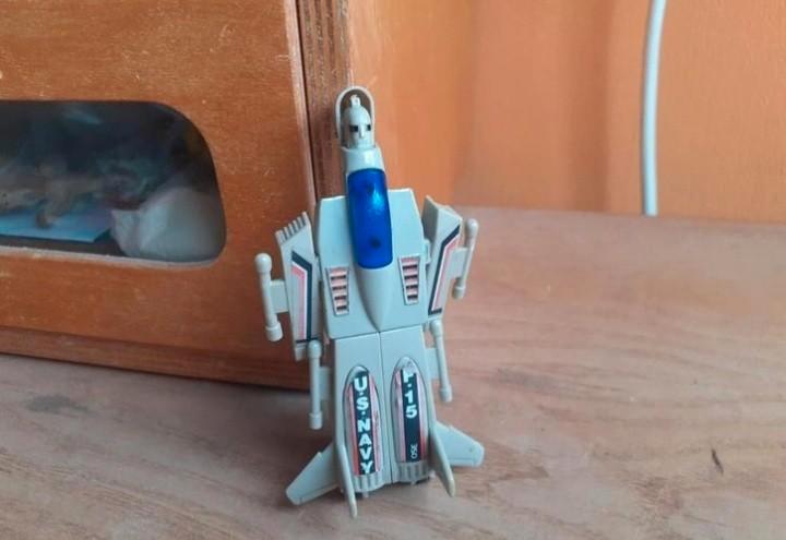 Transformers g1 f15 350 us navy mc toys 201 epoca macau, Verzamelen, Transformers, Gebruikt, G1, Ophalen of Verzenden