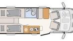 Dethleffs Globebus Go T45 BJ. 2024 Enkele bedden / 21.000km, Airbags, Ringverwarming, Koelkast, Bedrijf