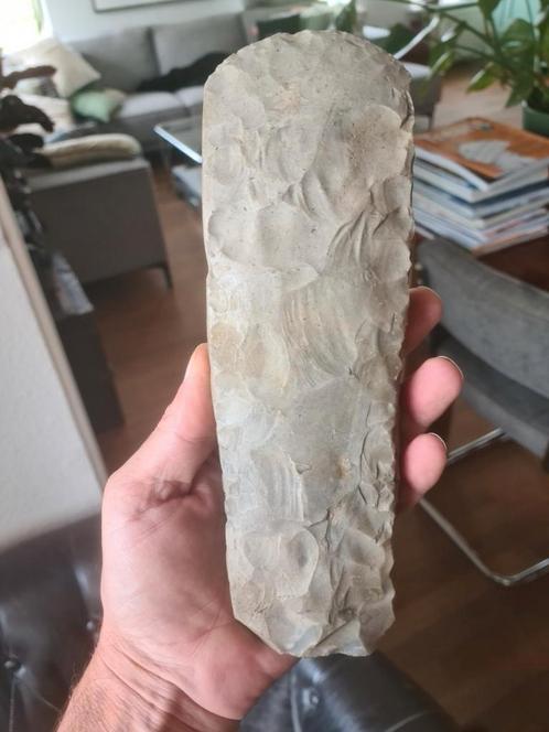 Vuurstenen bijl steentijd, Verzamelen, Mineralen en Fossielen, Mineraal, Ophalen of Verzenden