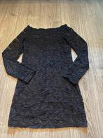 zwart kante lange mouwen off shoulder lace shirt mt S, Boetiek, Zwart, Ophalen of Verzenden, Zo goed als nieuw