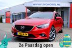 Mazda 6 Sportbreak 2.2D 150pk Skylease+ Xenon|Leder|Navi|Cli, Auto's, Mazda, Origineel Nederlands, Te koop, Airconditioning, 2191 cc