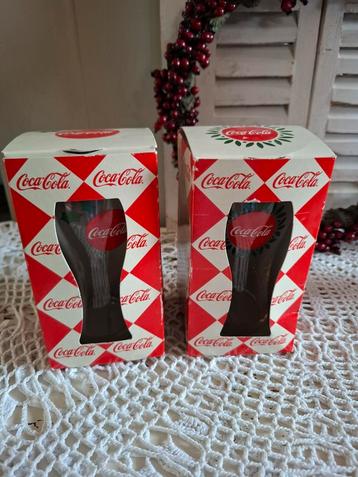 Coca Cola kerst drinkglas. Nieuw in doos beschikbaar voor biedingen