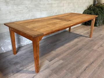 Authentieke Boerentafel - 250 x 100 cm + 76 cm hoog beschikbaar voor biedingen