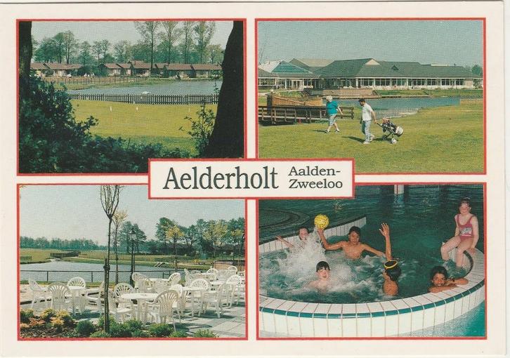 AALDEN ZWEELOO Aelderholt Aegon Vakantiepark, Verzamelen, Ansichtkaarten | Nederland, Ongelopen, Drenthe, 1980 tot heden, Verzenden