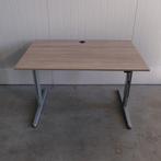Aspa slinger zit/zit bureau, 120x80cm, H63|84cm M. eik BR88, Gebruikt, -, -, In hoogte verstelbaar