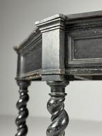 Sidetable 19e eeuw zwart antiek, Ophalen, 100 tot 150 cm, Zo goed als nieuw, 25 tot 50 cm