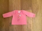 Cakewalk roze longsleeve met roezelrandjes; maat 74, Meisje, Cakewalk, Shirtje of Longsleeve, Gebruikt