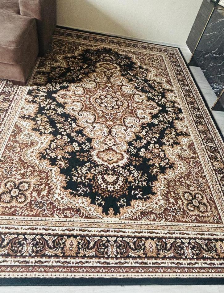 2x Oosterse/Perzische vloerkleden – klassiek Tabriz patroon, Huis en Inrichting, Stoffering | Tapijten en Kleden, Zo goed als nieuw