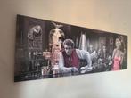 Schilderij Hollywood Sterren 156x52, 50 tot 75 cm, 125 cm of meer, Ophalen of Verzenden, Print