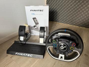 Fanatec CSL Elite Wheel Base, GT stuur en Load Cell Pedalen beschikbaar voor biedingen