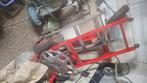 Lägler Hummel  parket schuurmachine trasportkar, Ophalen, Transportkar