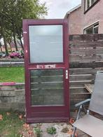 Voordeur gratis met dubbel glas, Doe-het-zelf en Verbouw, Deuren en Horren, Ophalen, Gebruikt, 80 tot 100 cm, 200 tot 215 cm