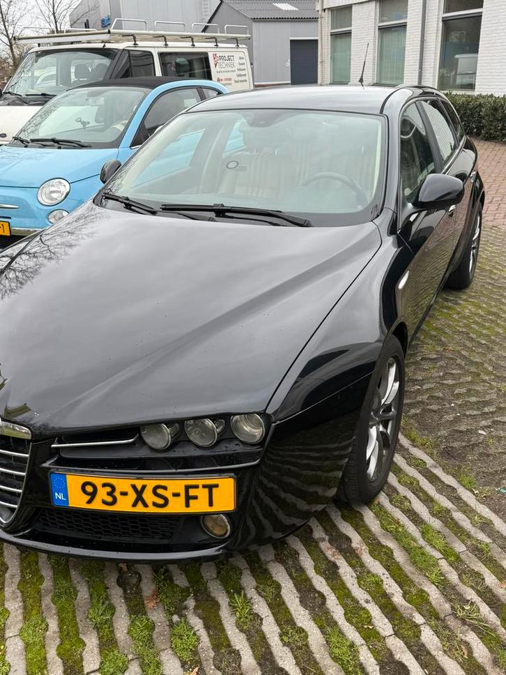 Alfa Romeo 159 1.9 Jtdm 16V SW 2007 Zwart, Auto's, Alfa Romeo, Particulier, Diesel, C, Stationwagon, Handgeschakeld, Origineel Nederlands