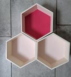 Hexagonbakjes voor aan de wand, Ophalen of Verzenden, Gebruikt